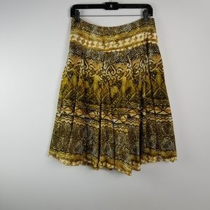 CHICO's 100 % Silk Skirt  size 0 boho stye